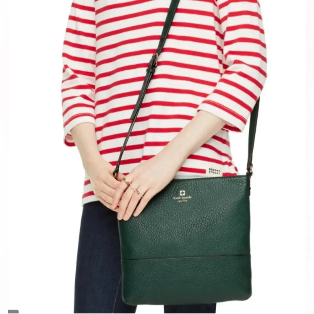UEC KATE SPADE Kate Southport Avenue Cora BEAUTIFUL GREEN COLOR GENUINE LEATHER